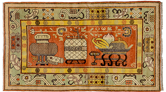 Vintage samarkand Rug - # 56523