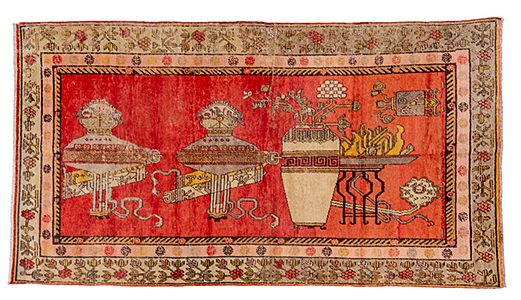 Vintage samarkand Rug - # 56855