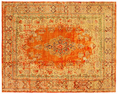 Vintage sarouk Carpet - # 58233
