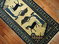 Vintage tibetan Rug - # 55756